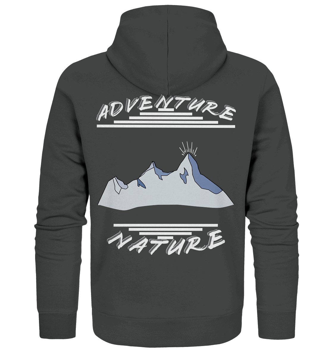 Adventure Nature, Abenteuer Natur, Camping, Geocaching - Organic Zipper