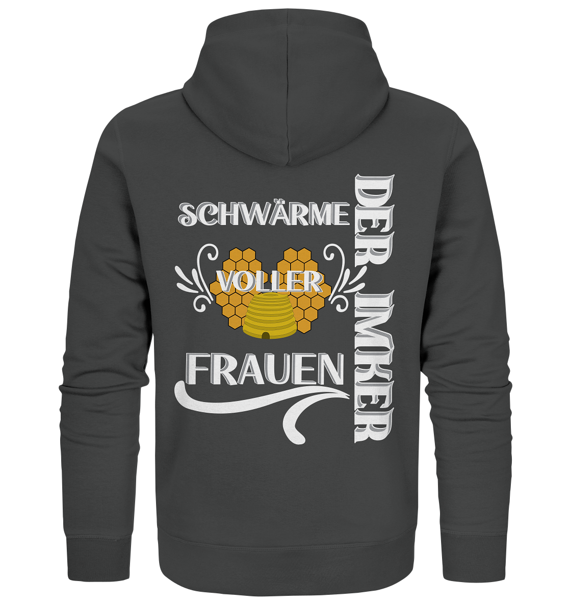 Der Imker, schwärme voller Frauen, Imkerei, Helden, Helles Motiv - Organic Zipper