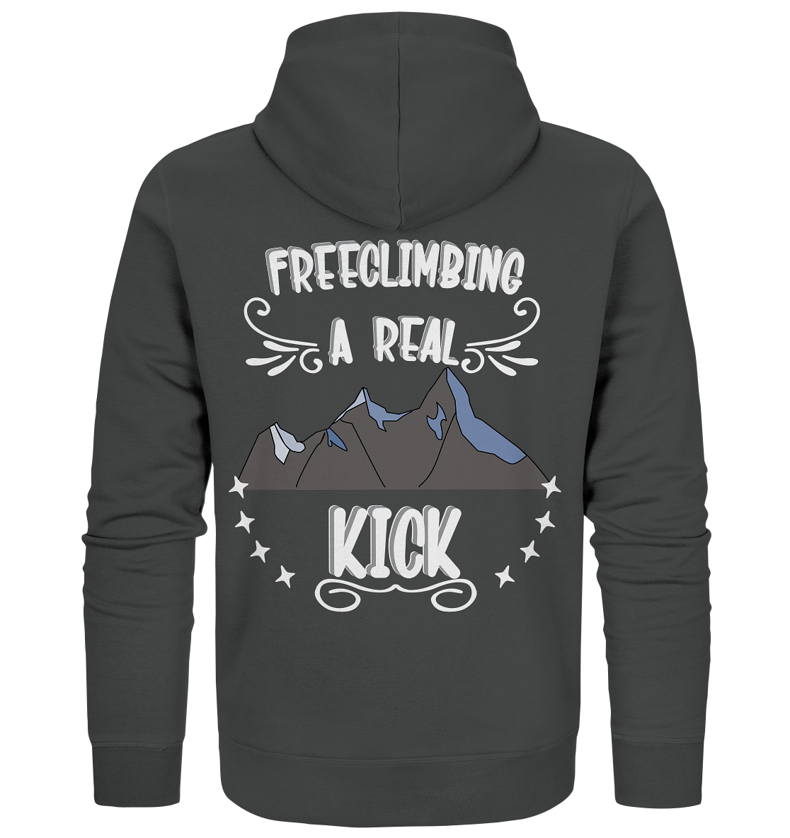 Freeclimbing - a real kick, sportlich & gefährlich - Organic Zipper