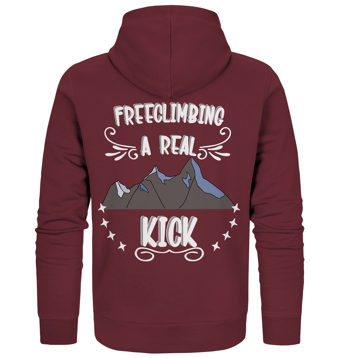 Freeclimbing - a real kick, sportlich & gefährlich - Organic Zipper