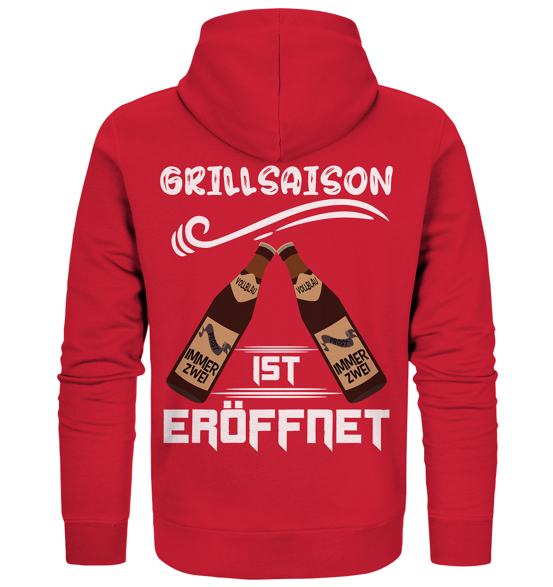 Grillsaison ist eröffnet, Grillen, Party, Feiern, Helles Design - Organic Zipper