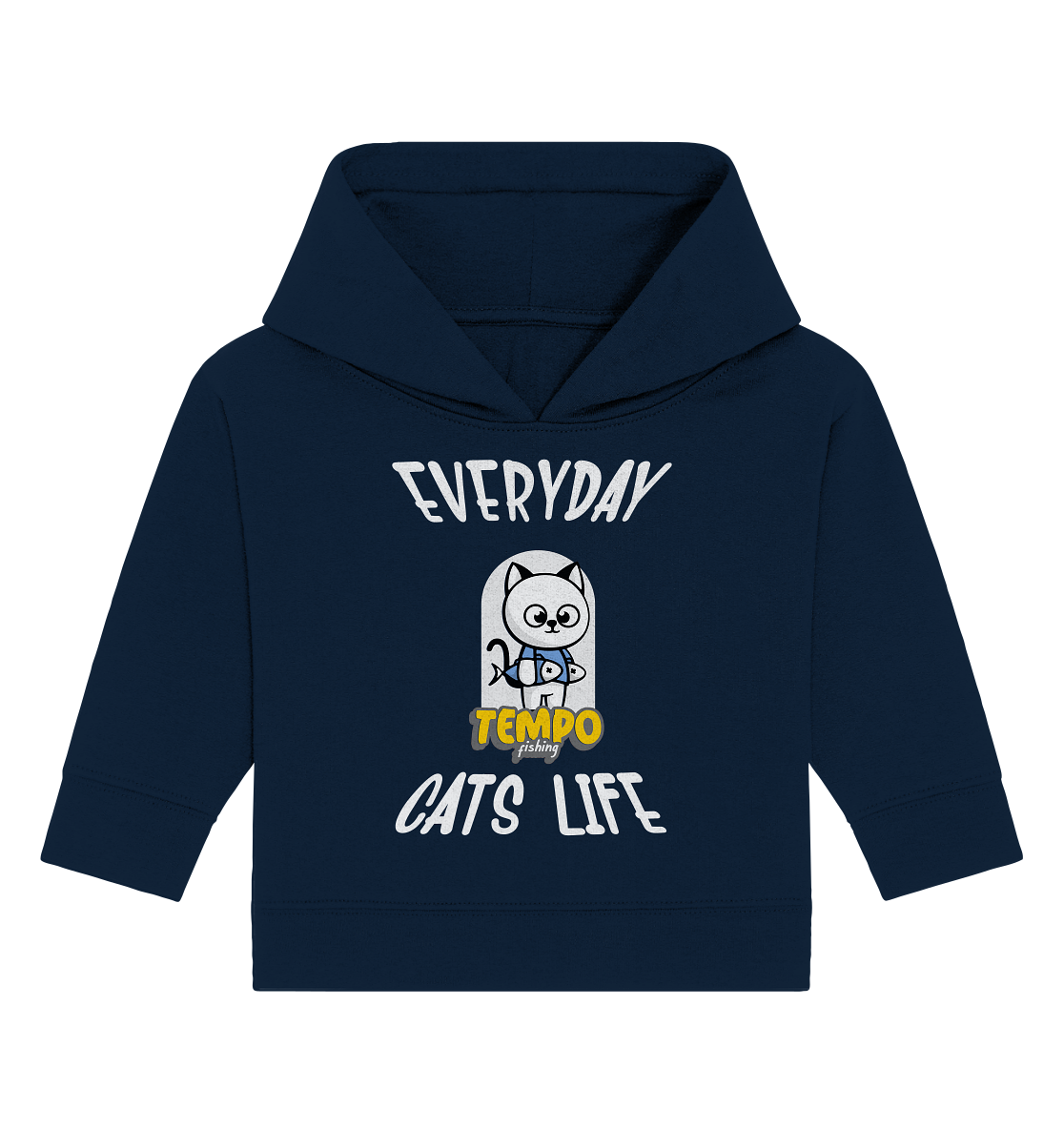 Katzenleben- Everyday Cats Life, Katzenliebhaber, Tierfreund - Baby Organic Hoodie