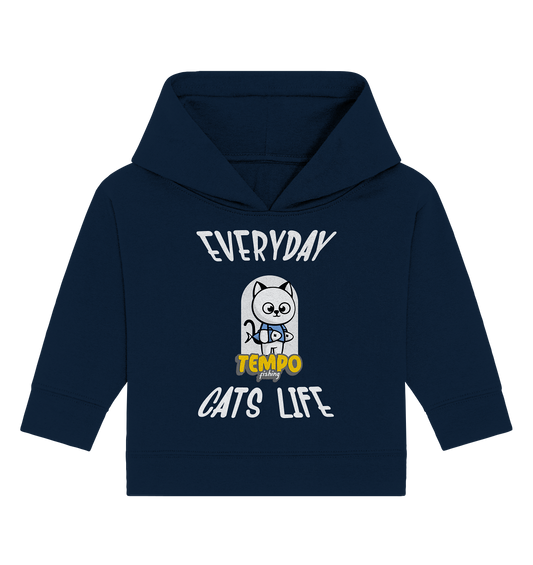 Katzenleben- Everyday Cats Life, Katzenliebhaber, Tierfreund - Baby Organic Hoodie