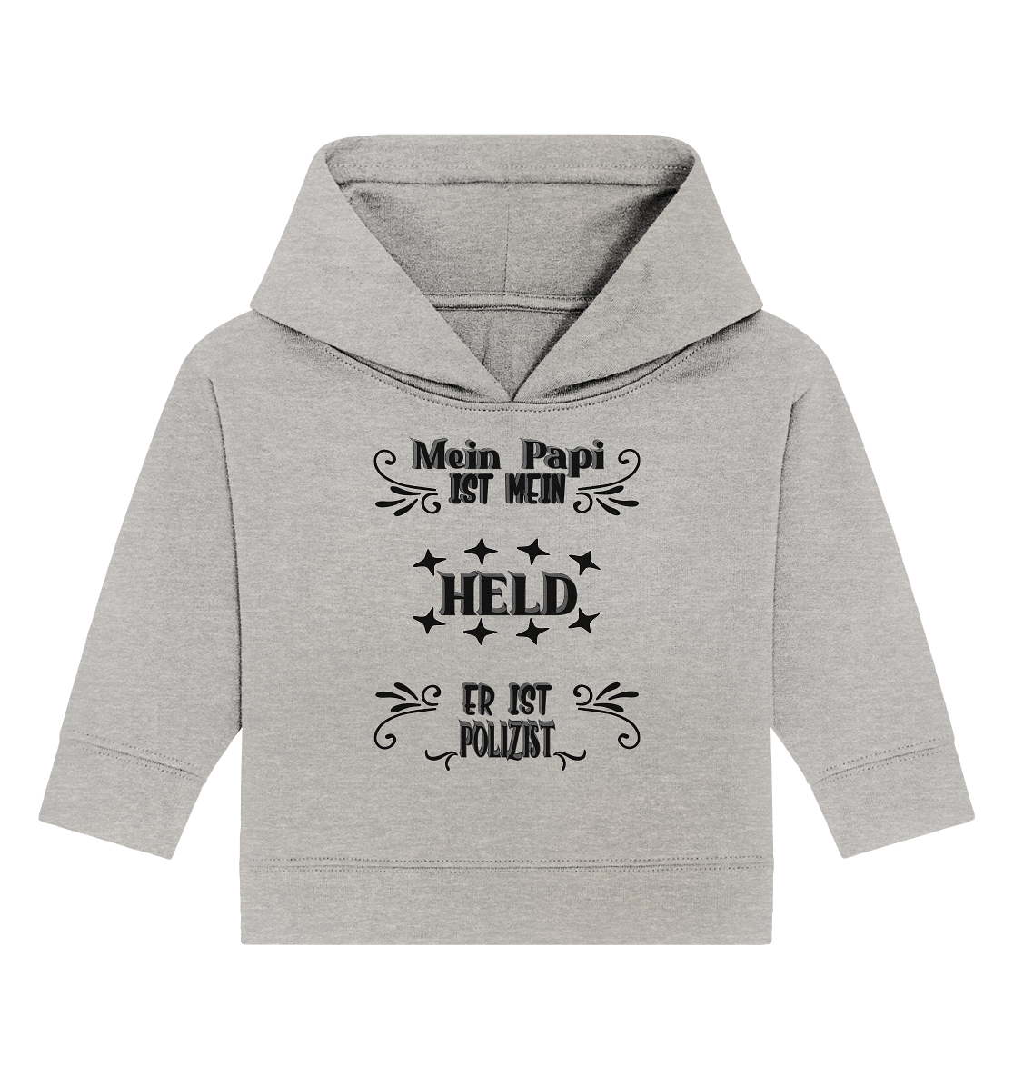 DAS PAPA PROJEKT-MEIN HELD-POLIZIST- Baby Organic Hoodie