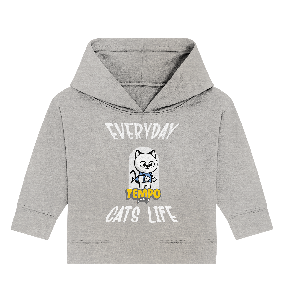 Katzenleben- Everyday Cats Life, Katzenliebhaber, Tierfreund - Baby Organic Hoodie