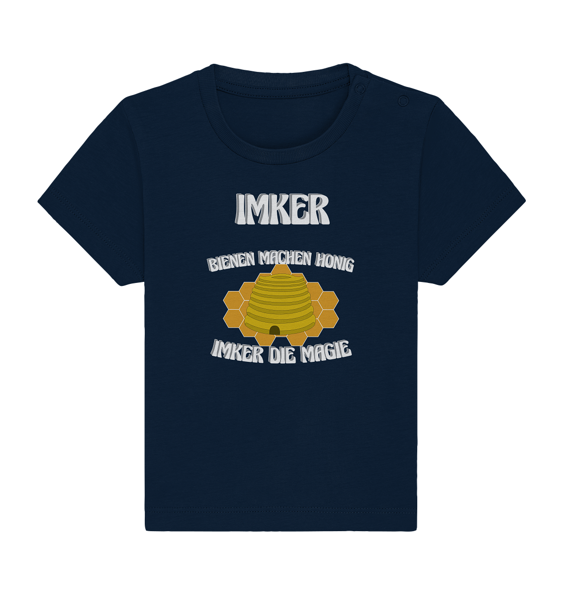 Imker, Bienen, Honig - Eine Magie, Imkerei, Wunder - Baby Organic Shirt