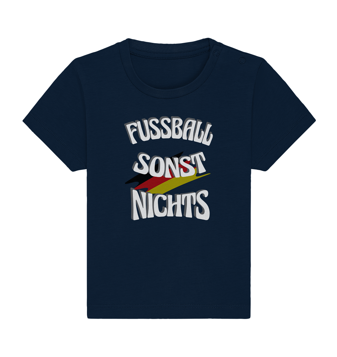 Fussball sonst Nichts, mit Leib und Seele Fan, Fußballfans - Baby Organic Shirt