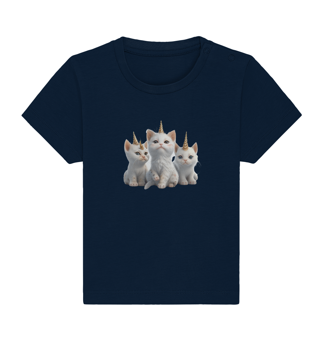 Einhorn-Katzen - Baby Organic Shirt