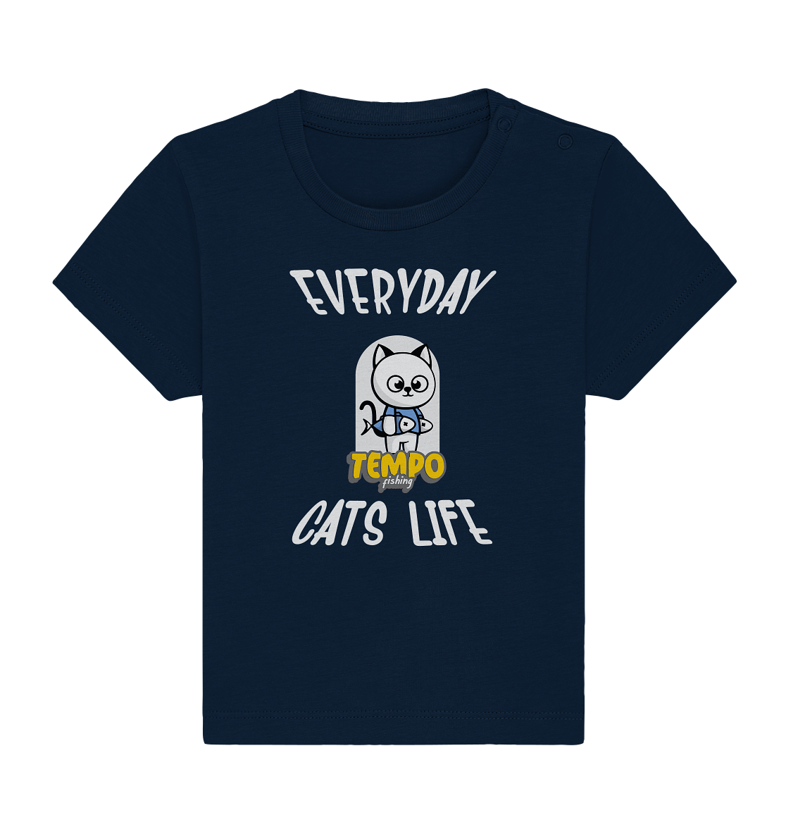 Katzenleben- Everyday Cats Life, Katzenliebhaber, Tierfreund - Baby Organic Shirt