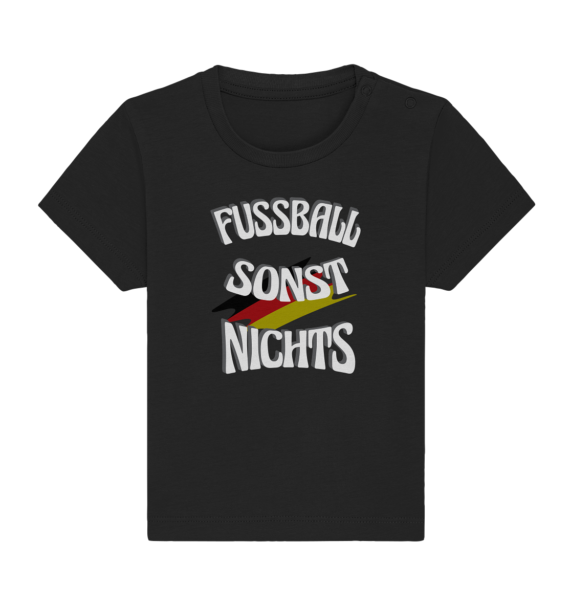 Fussball sonst Nichts, mit Leib und Seele Fan, Fußballfans - Baby Organic Shirt