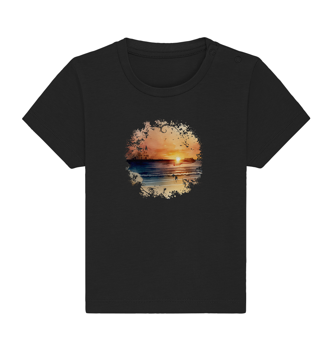 Sunset- "Endless Summer" Sommer und gute Laune in deinem Kleiderschrank - Baby Organic Shirt