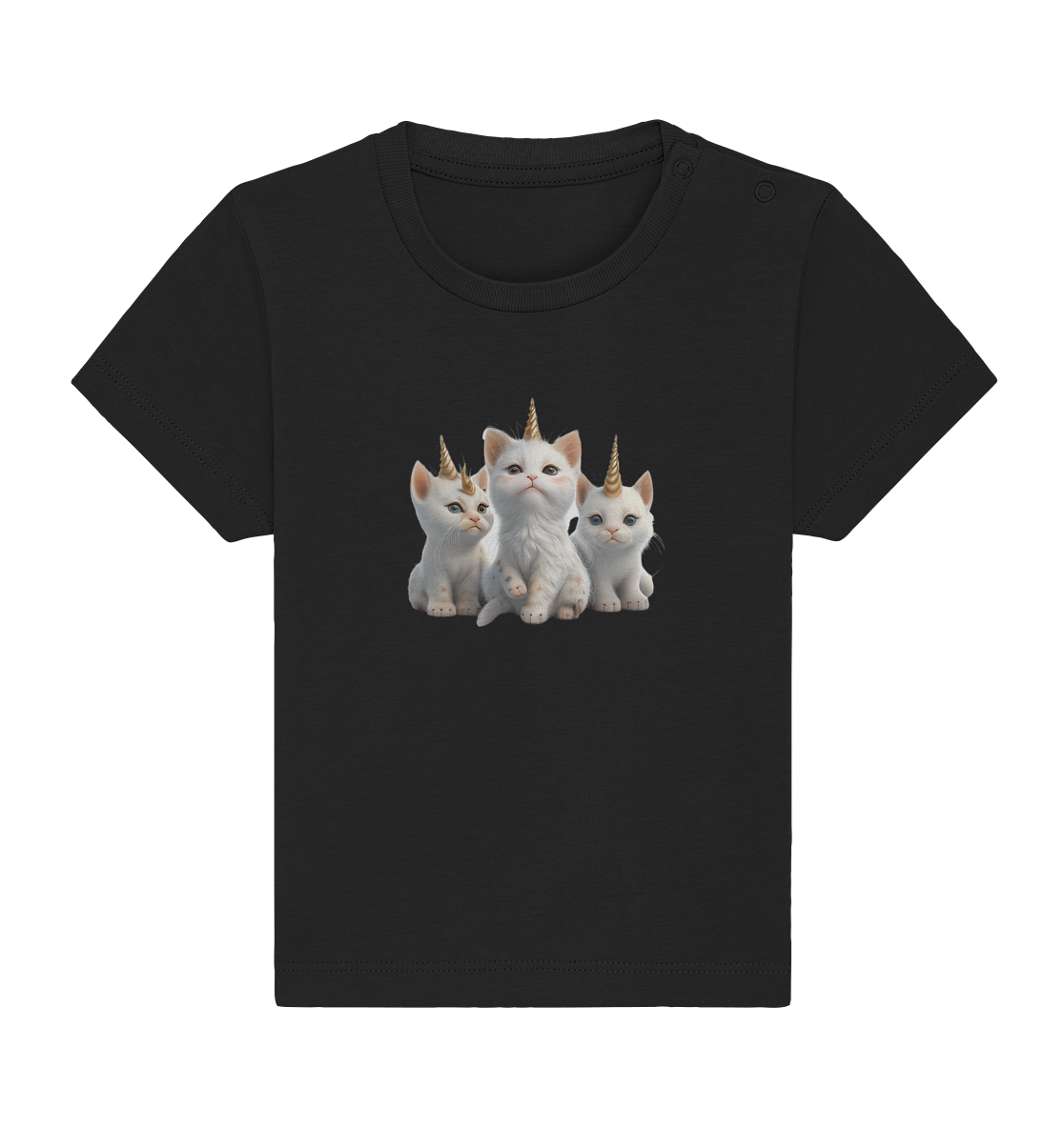 Einhorn-Katzen - Baby Organic Shirt