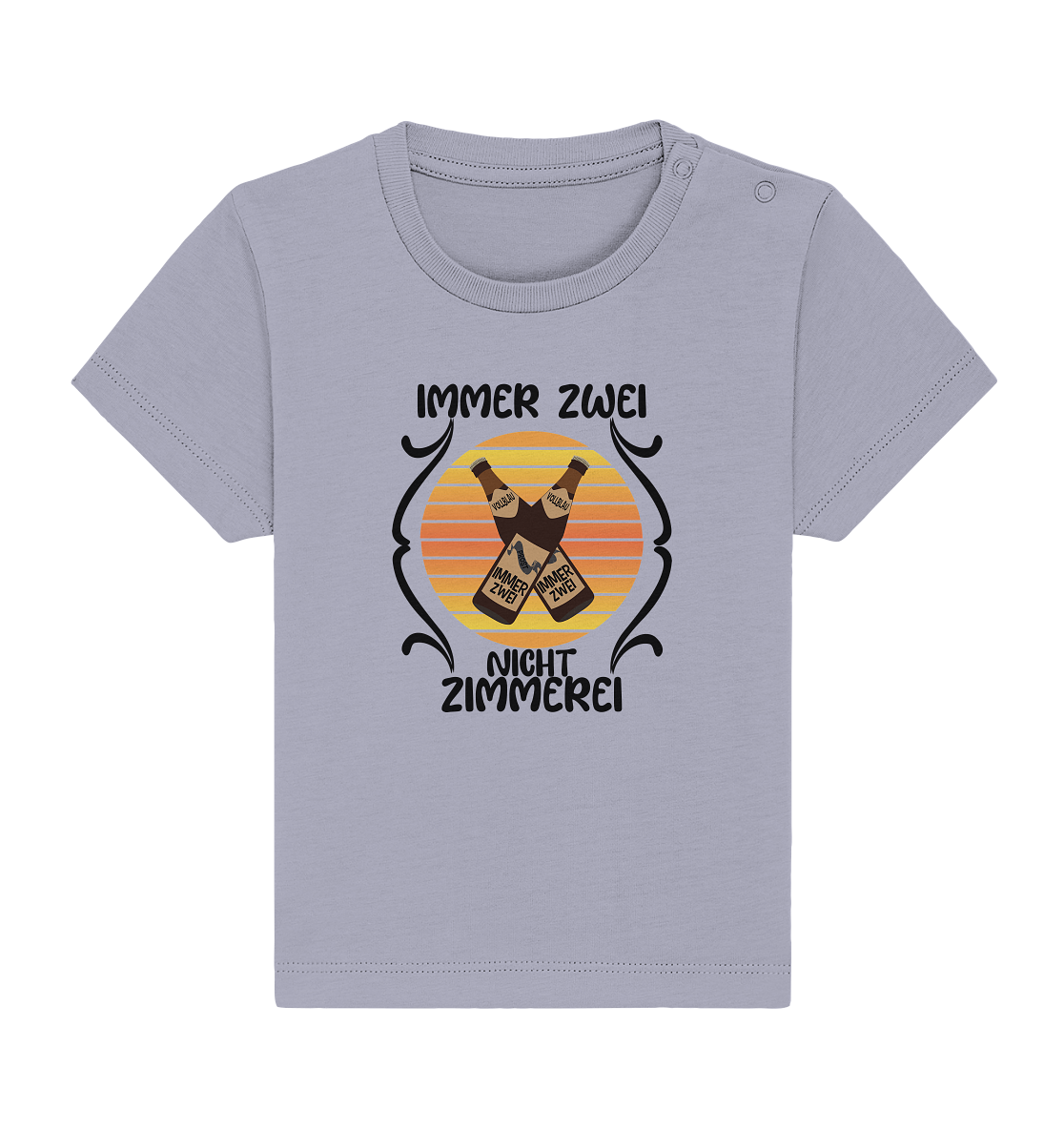 Immer Zwei, Nicht Zimmerei, witziges für den Alltag - Baby Organic Shirt