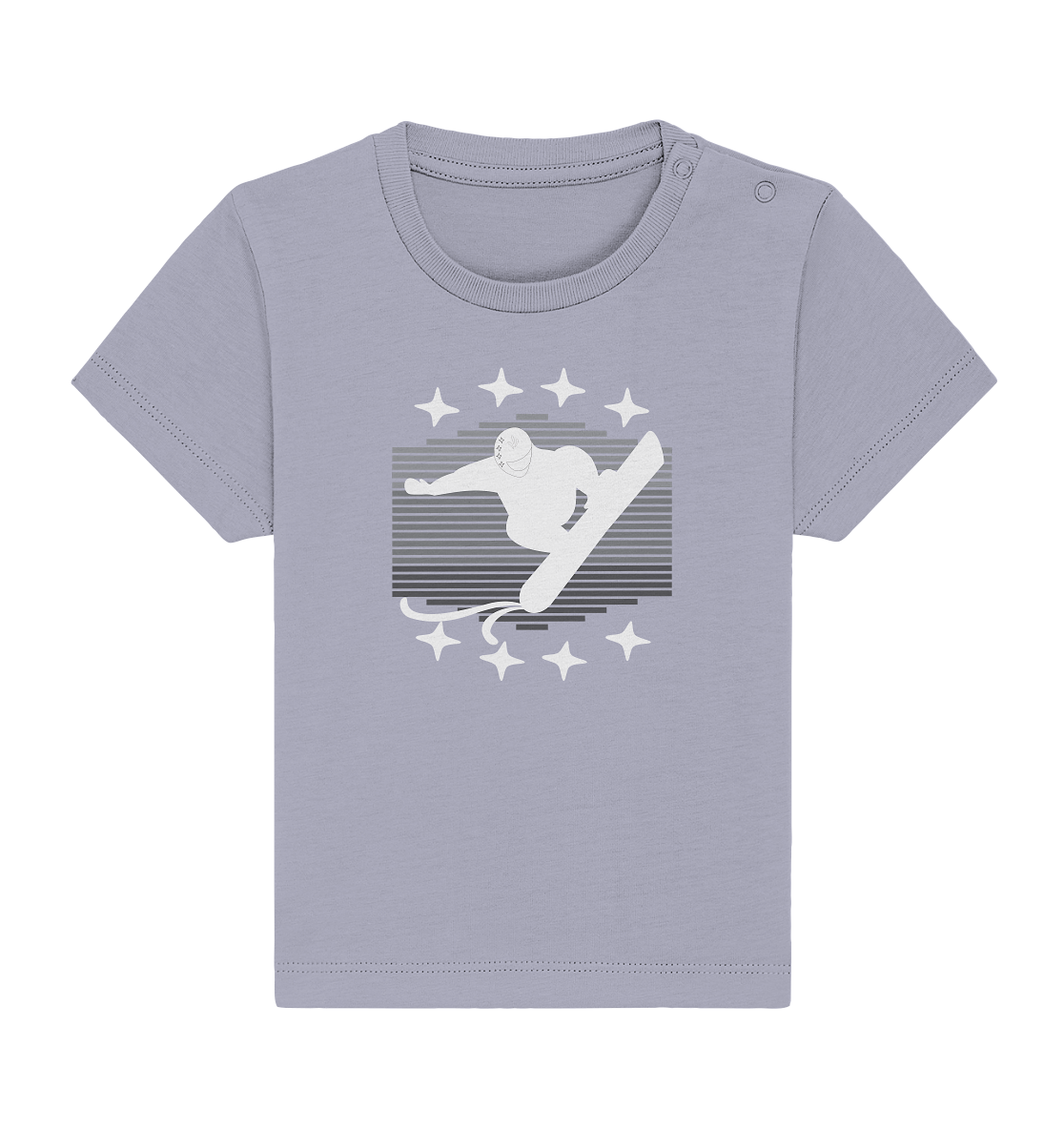 Snowboarder, Apres- Ski, Party danach, Piste - Baby Organic Shirt