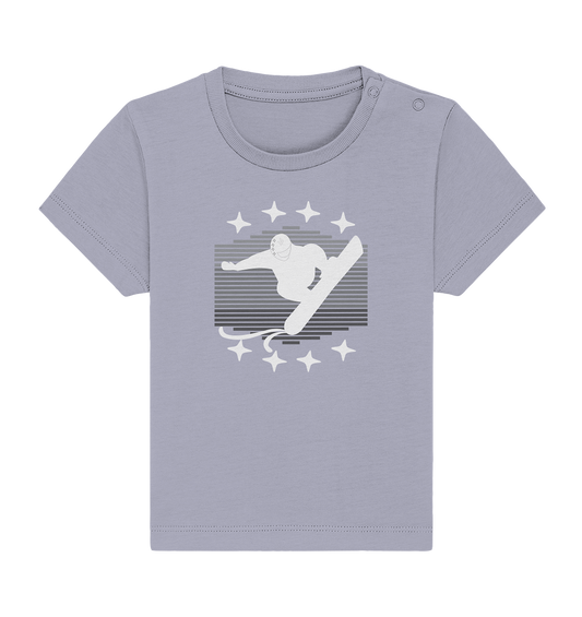 Snowboarder, Apres- Ski, Party danach, Piste - Baby Organic Shirt