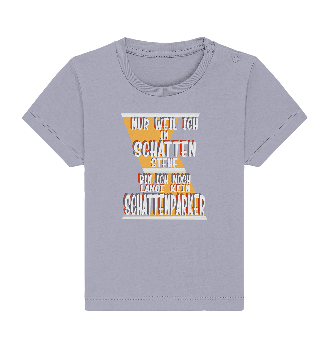 Schattenparker, mein Statement, Helles Design - Baby Organic Shirt