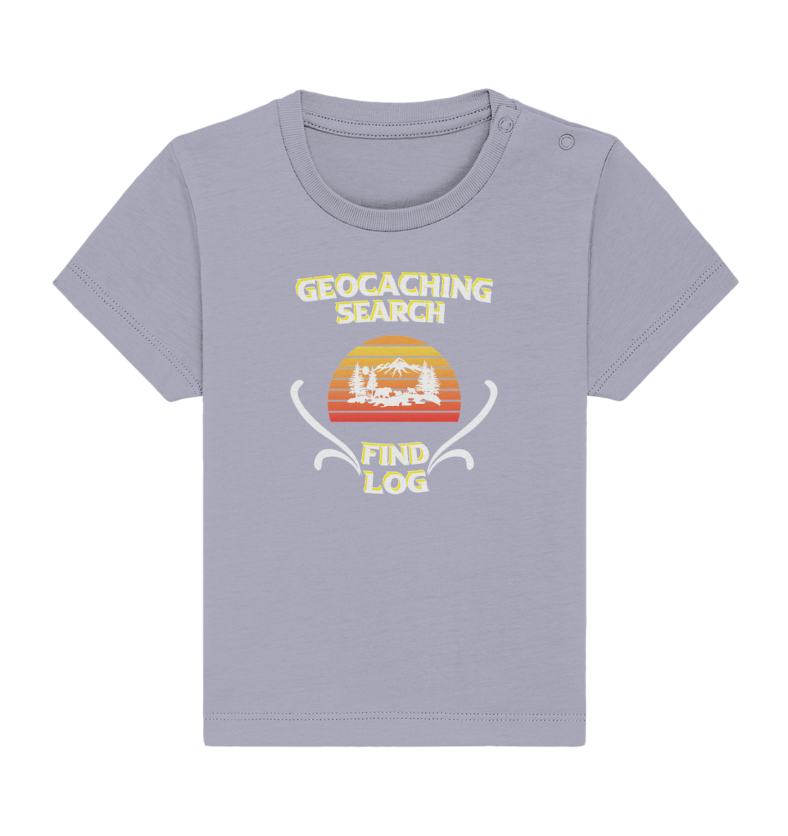 Geocaching, Suchen, Finden und Log, Geocache - Baby Organic Shirt