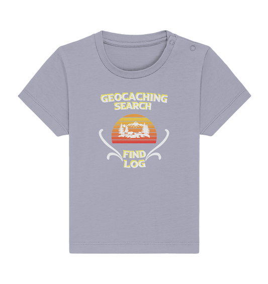 Geocaching, Suchen, Finden und Log, Geocache - Baby Organic Shirt