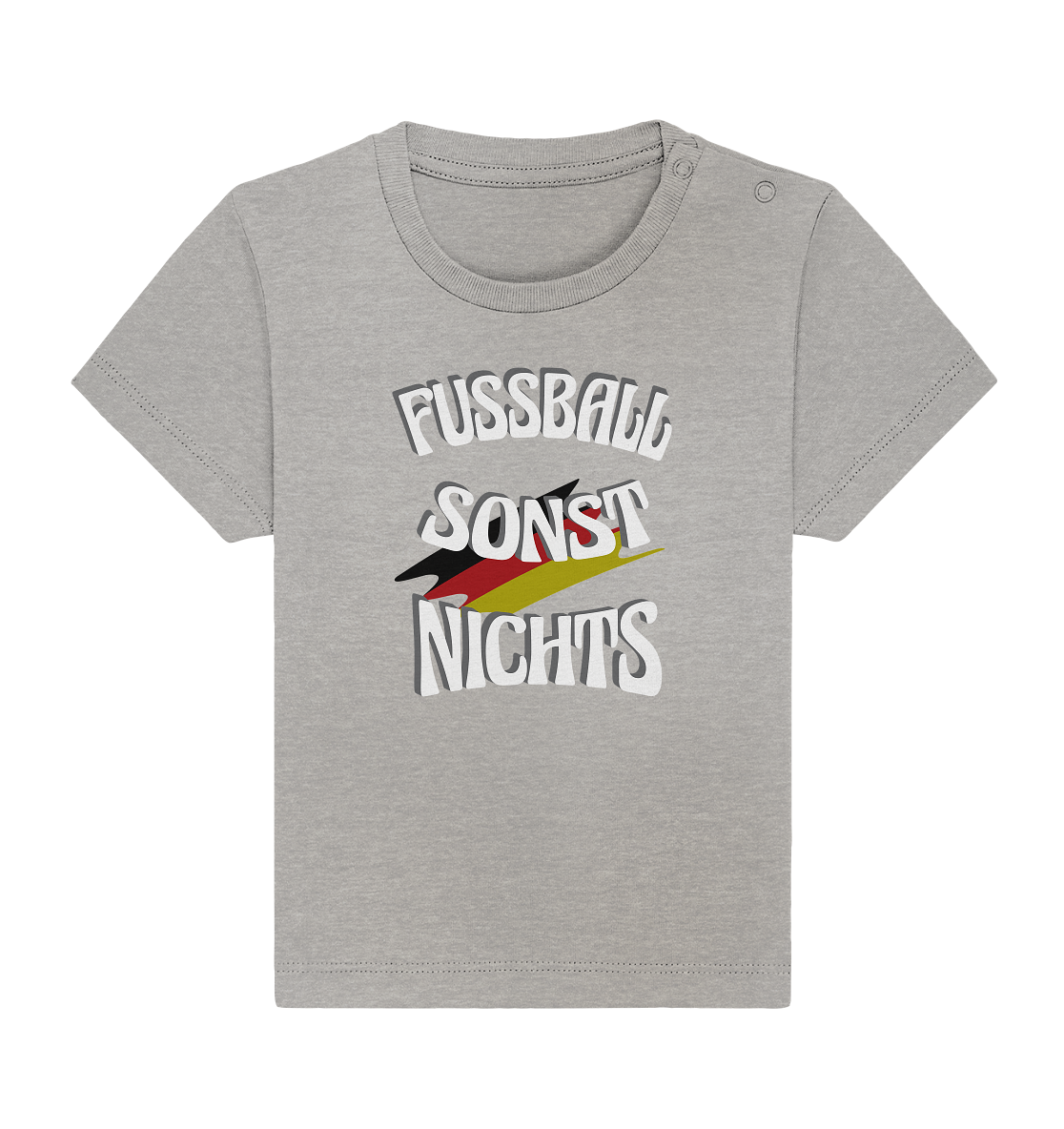 Fussball sonst Nichts, mit Leib und Seele Fan, Fußballfans - Baby Organic Shirt