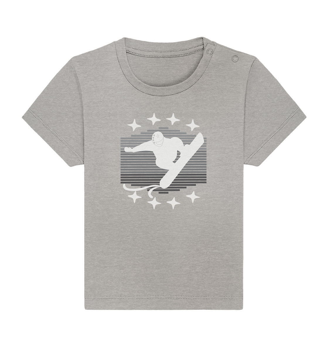 Snowboarder, Apres- Ski, Party danach, Piste - Baby Organic Shirt