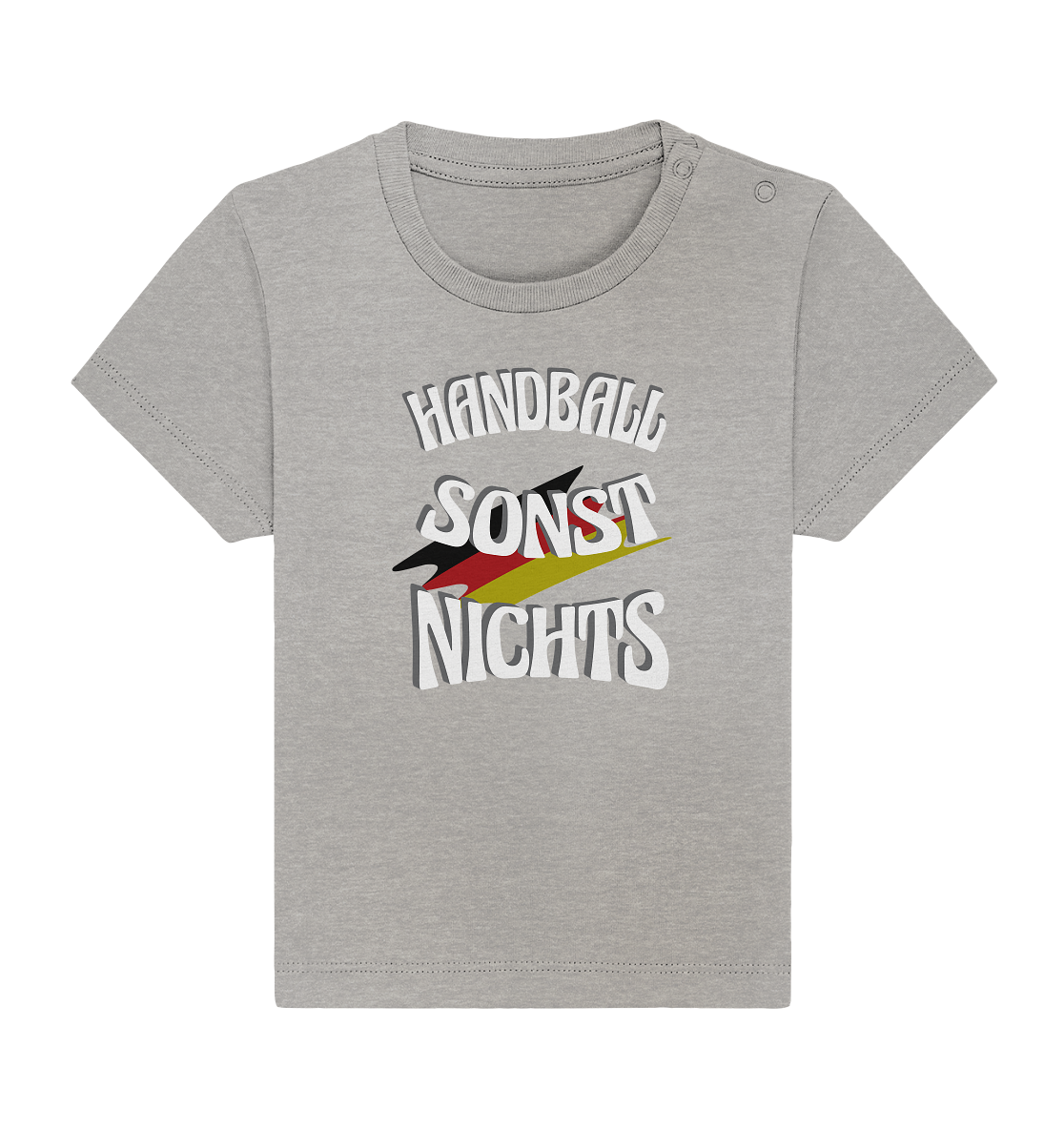 Handball sonst Nichts, mit Leib und Seele Fan, Handballfans  - Baby Organic Shirt