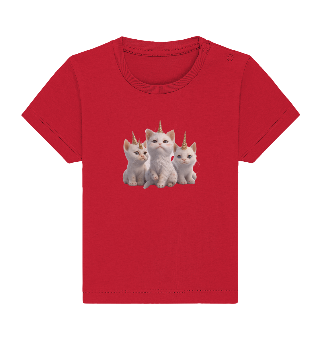 Einhorn-Katzen - Baby Organic Shirt