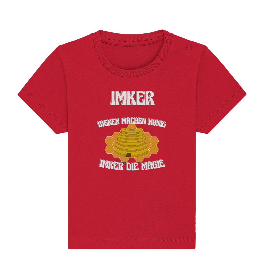 Imker, Bienen, Honig - Eine Magie, Imkerei, Wunder - Baby Organic Shirt