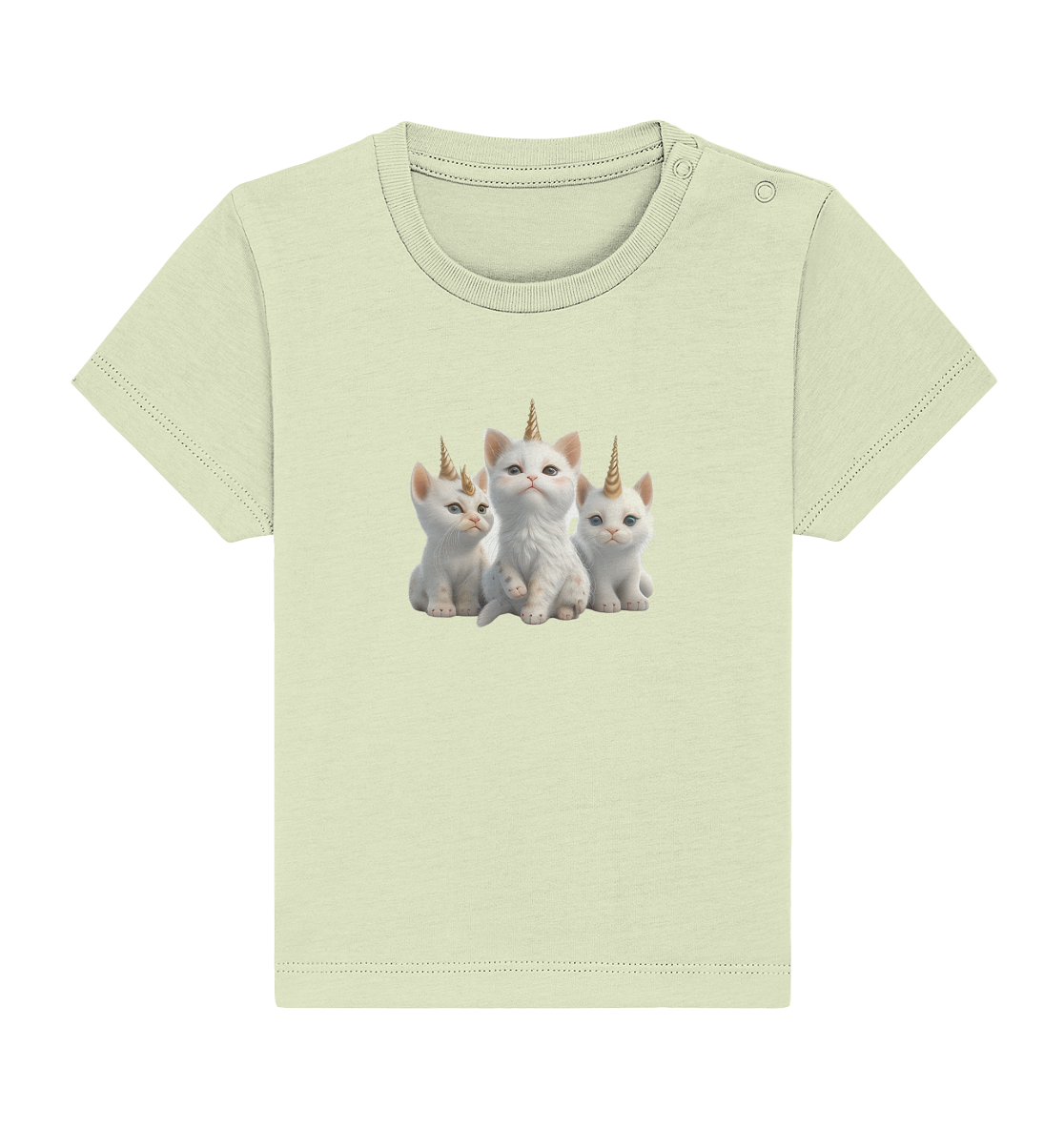 Einhorn-Katzen - Baby Organic Shirt