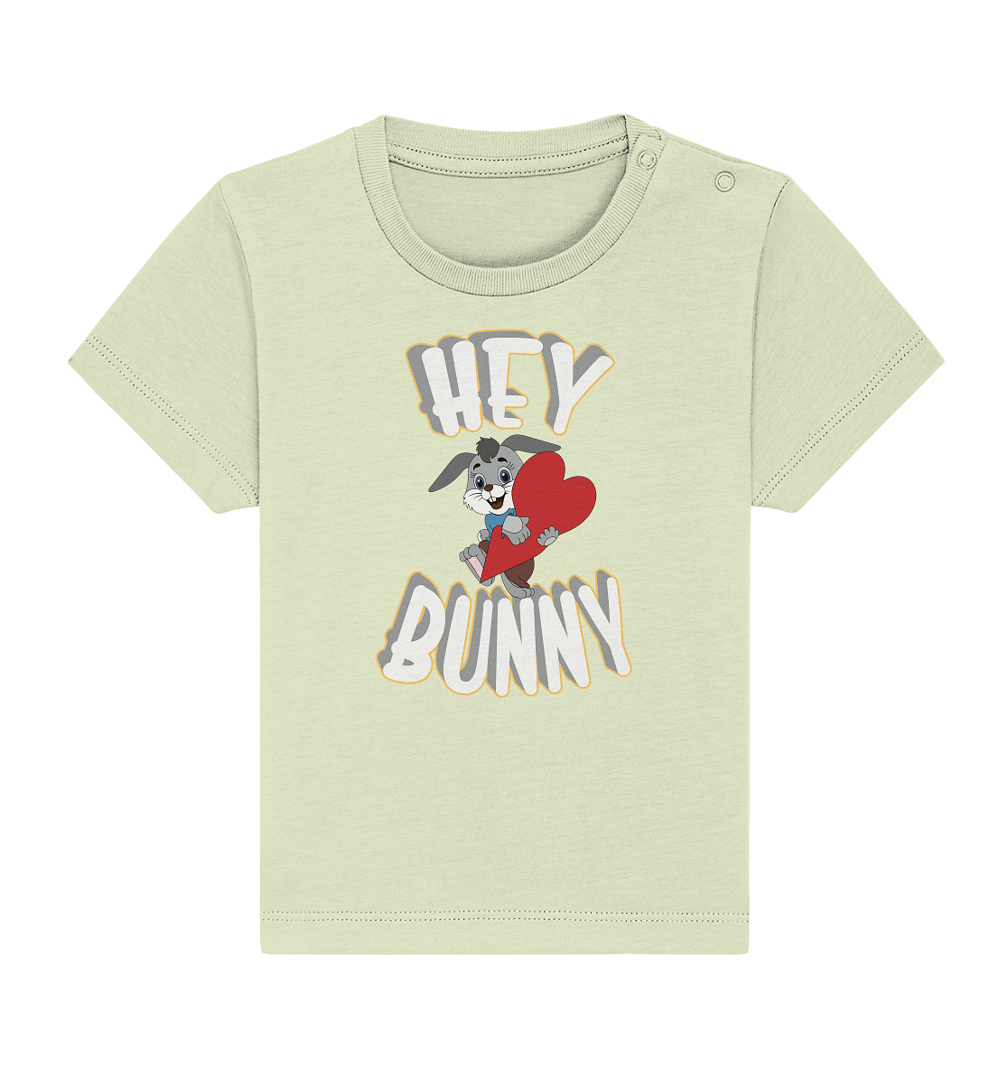 Hey Bunny, Valentine, Valentinstag am 14. Februar, Geschenkideen - Baby Organic Shirt