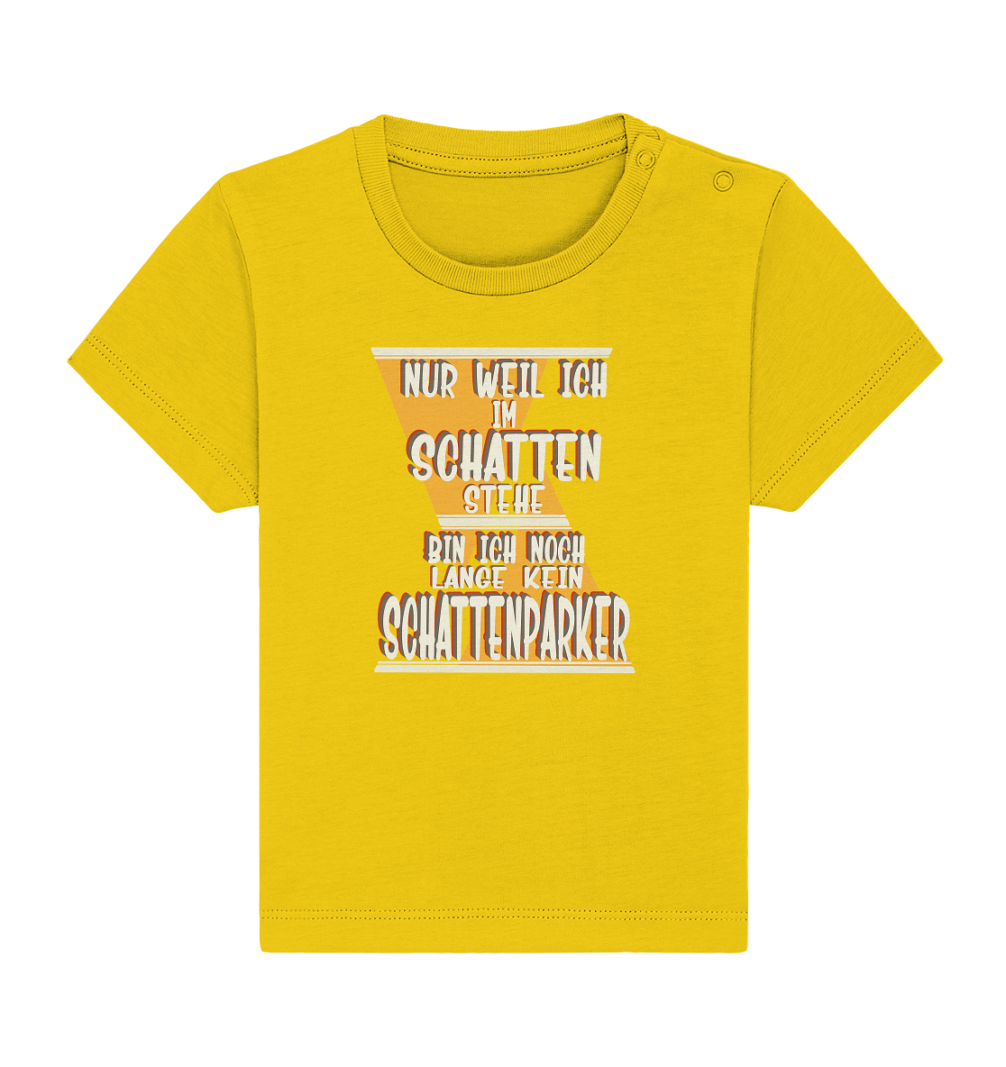 Schattenparker, mein Statement, Helles Design - Baby Organic Shirt