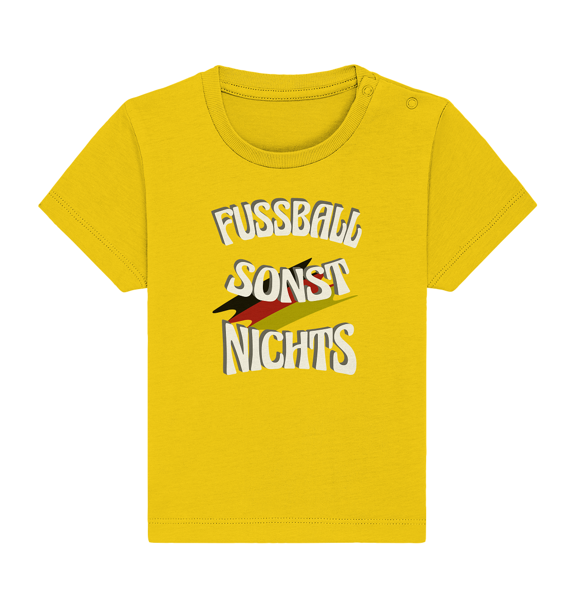 Fussball sonst Nichts, mit Leib und Seele Fan, Fußballfans - Baby Organic Shirt