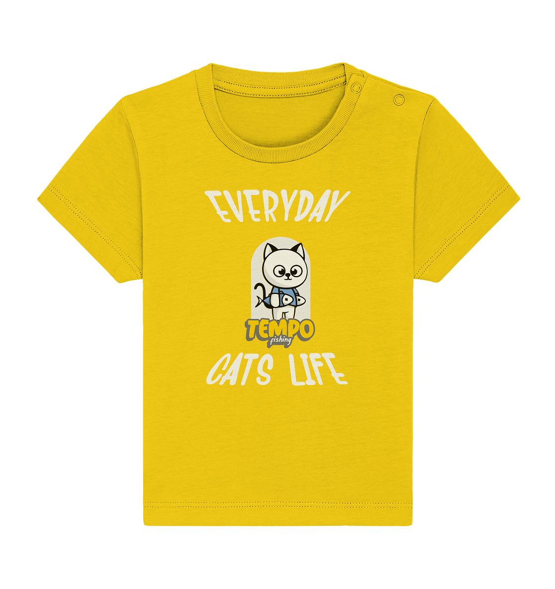 Katzenleben- Everyday Cats Life, Katzenliebhaber, Tierfreund - Baby Organic Shirt