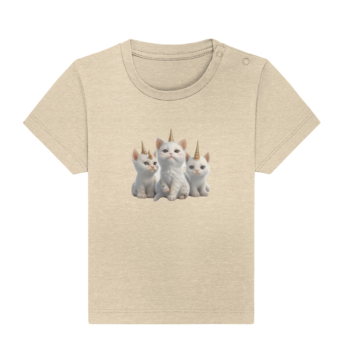 Einhorn-Katzen - Baby Organic Shirt