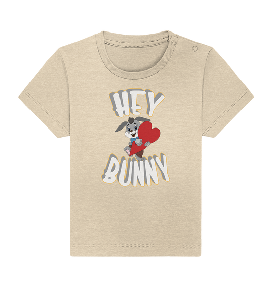 Hey Bunny, Valentine, Valentinstag am 14. Februar, Geschenkideen - Baby Organic Shirt