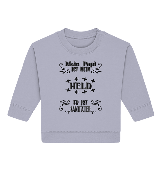 DAS PAPA PROJEKT-MEIN HELD-SANITÄTER- Baby Organic Sweatshirt