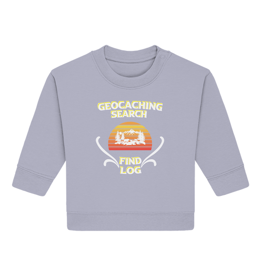 Geocaching, Suchen, Finden und Log, Geocache - Baby Organic Sweatshirt