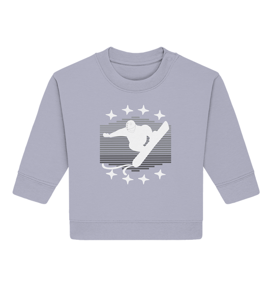 Snowboarder, Apres- Ski, Party danach, Piste - Baby Organic Sweatshirt