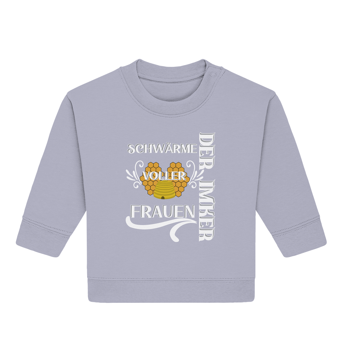 Der Imker, schwärme voller Frauen, Imkerei, Helden, Helles Motiv - Baby Organic Sweatshirt