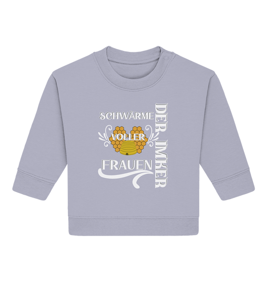 Der Imker, schwärme voller Frauen, Imkerei, Helden, Helles Motiv - Baby Organic Sweatshirt