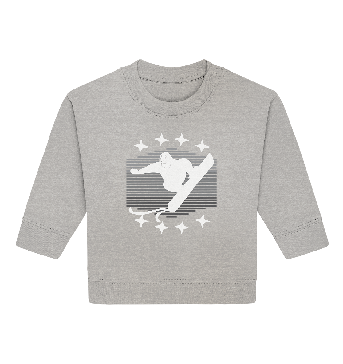 Snowboarder, Apres- Ski, Party danach, Piste - Baby Organic Sweatshirt