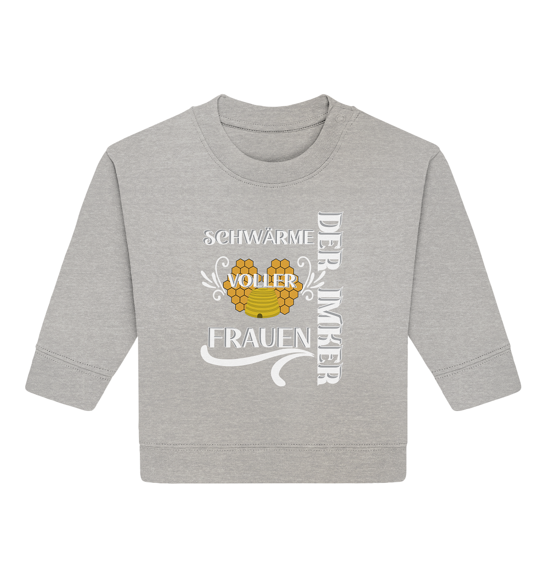 Der Imker, schwärme voller Frauen, Imkerei, Helden, Helles Motiv - Baby Organic Sweatshirt