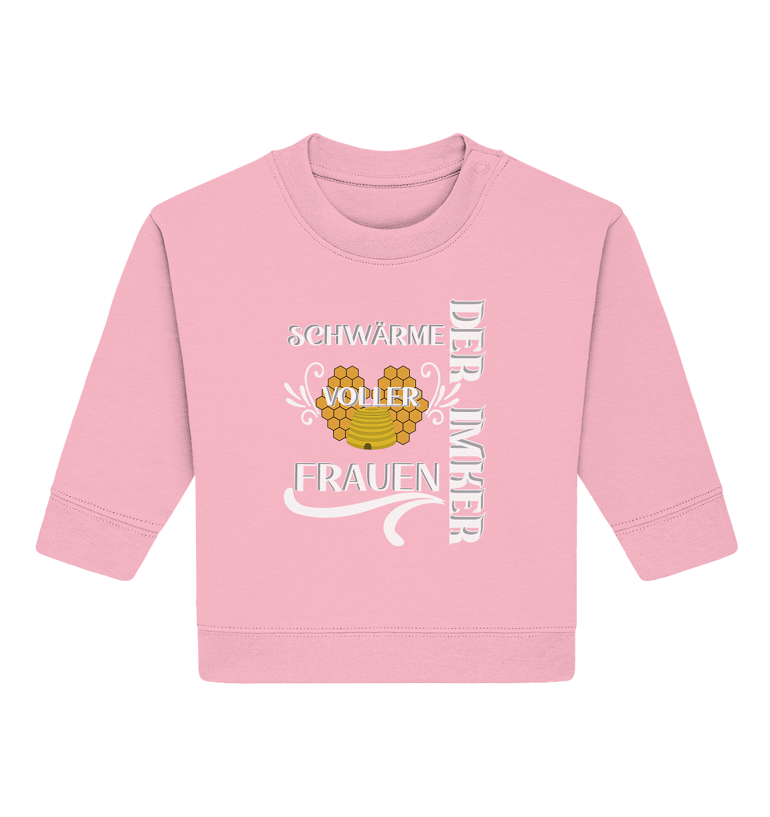 Der Imker, schwärme voller Frauen, Imkerei, Helden, Helles Motiv - Baby Organic Sweatshirt