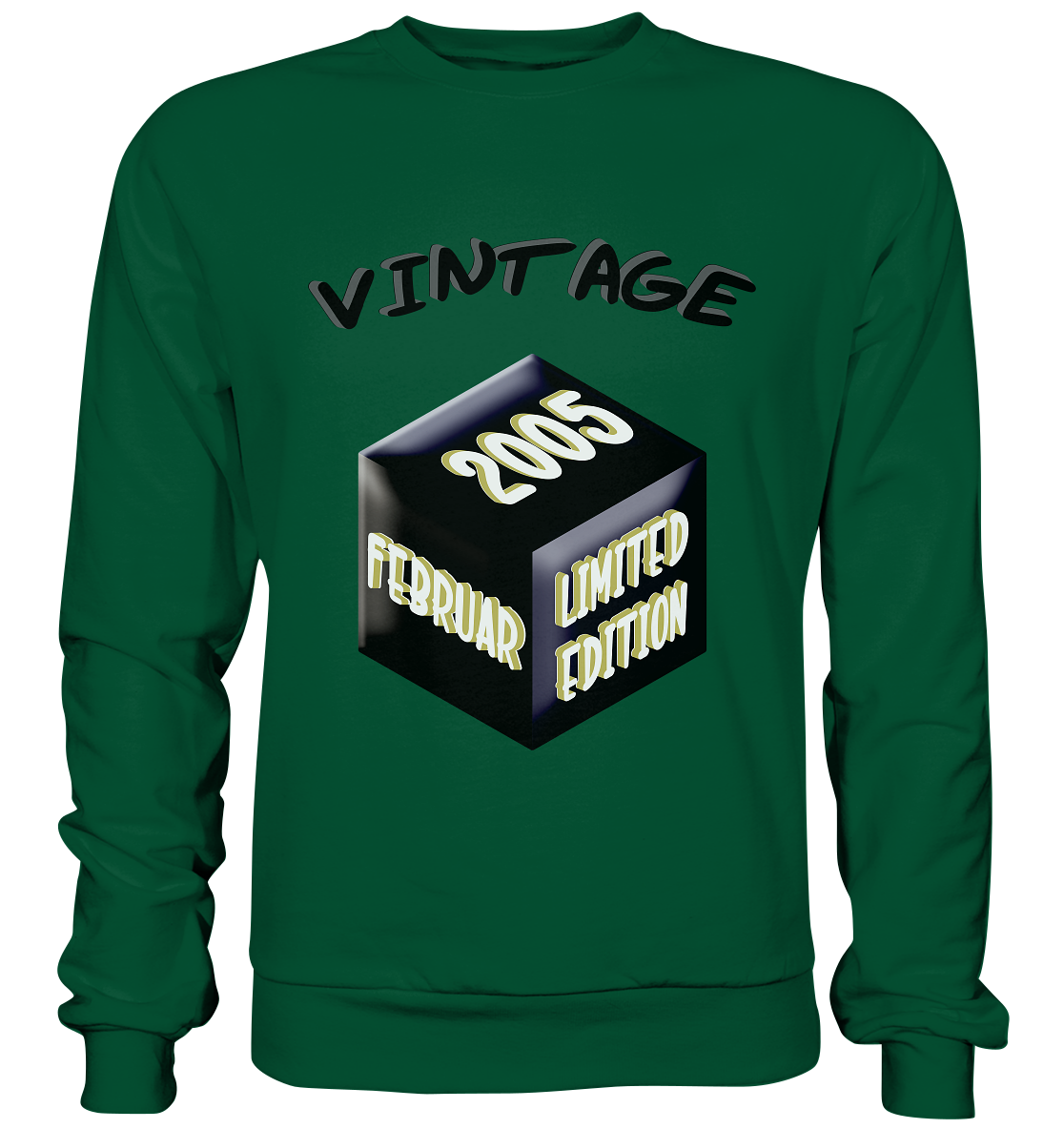 Vintage 2005 FEB Limited Edition, Geschenk zum 18 - Basic Sweatshirt