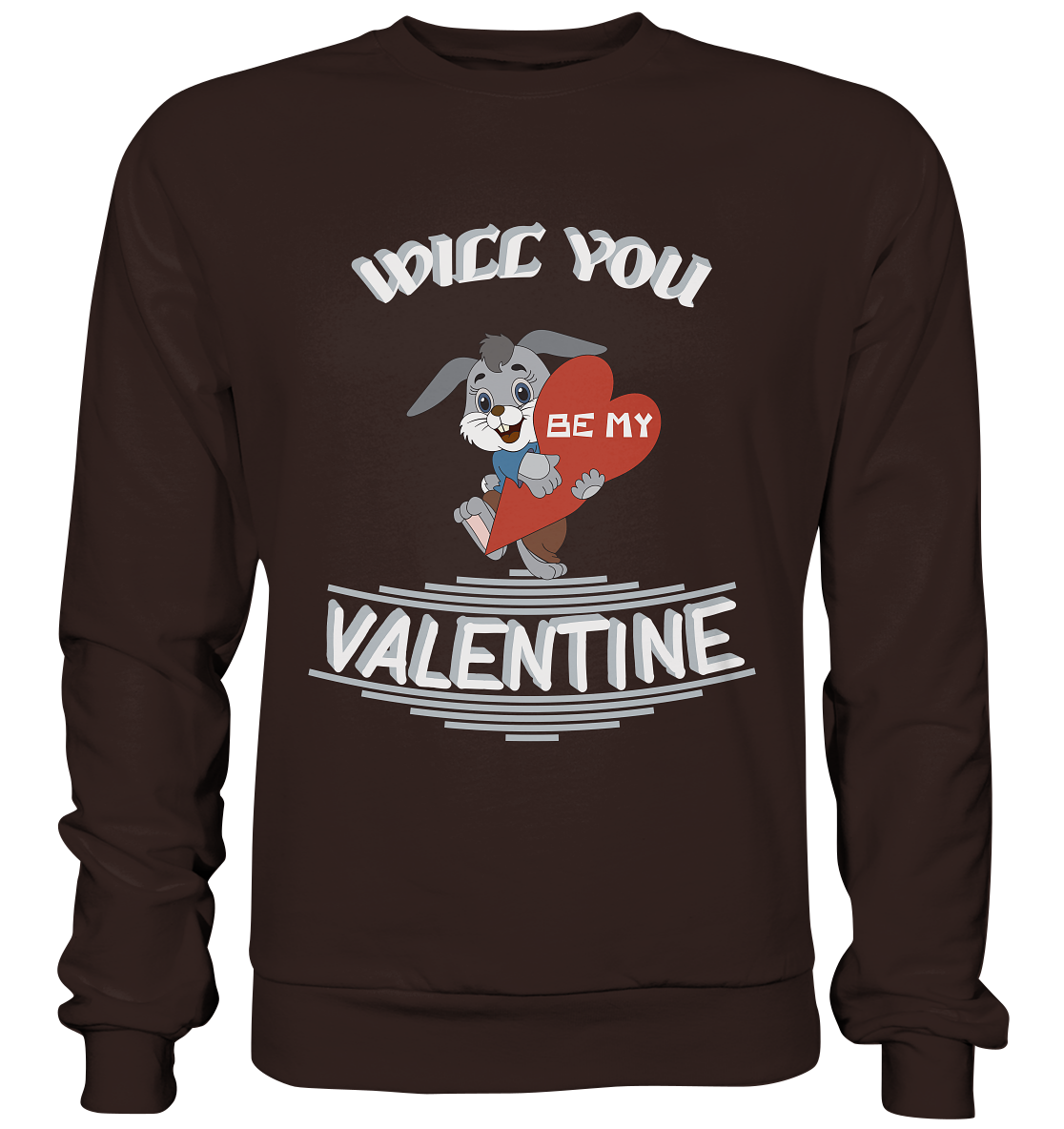 Valentine, Valentinstag am 14. Februar, Geschenkideen - Basic Sweatshirt