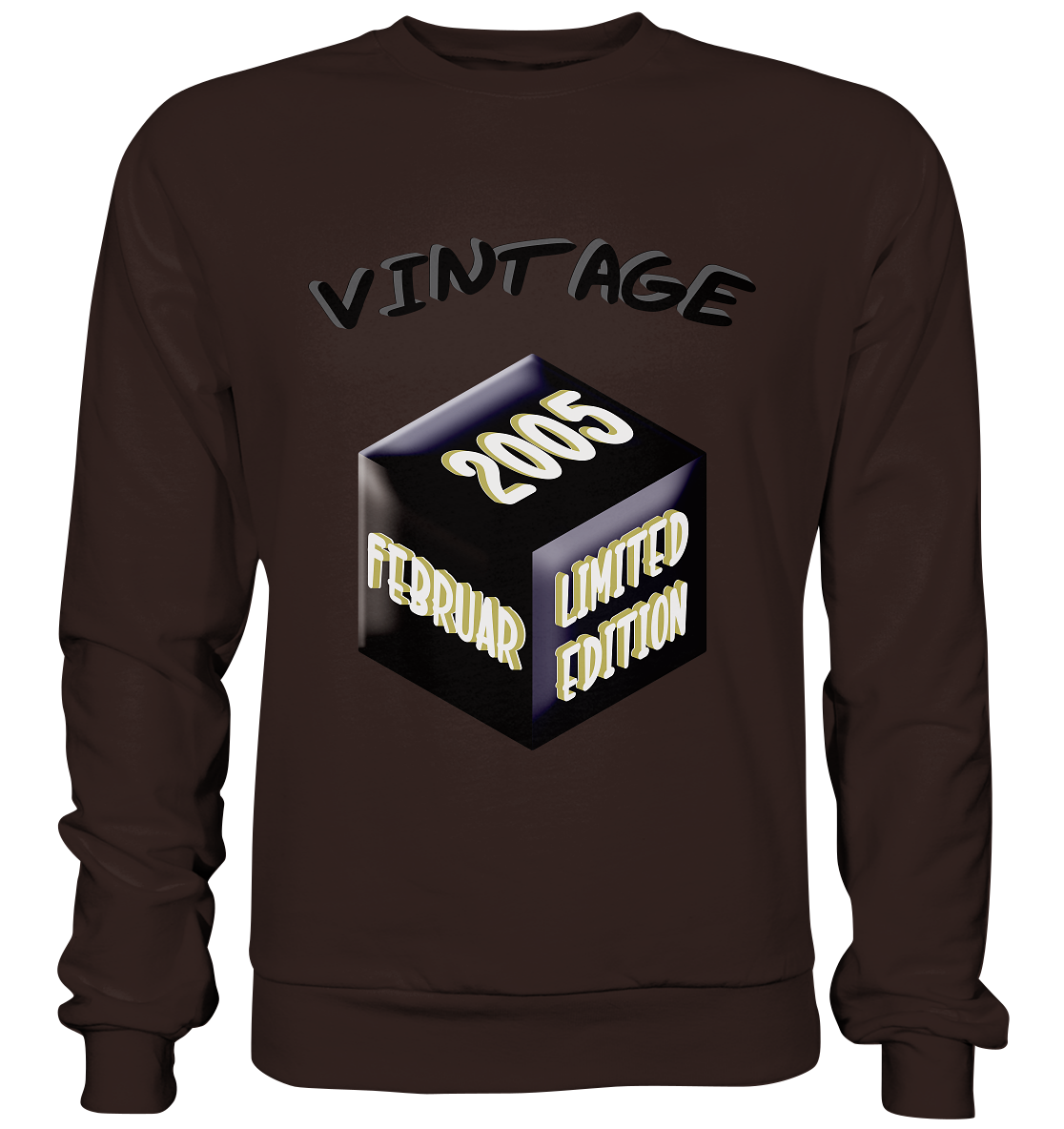 Vintage 2005 FEB Limited Edition, Geschenk zum 18 - Basic Sweatshirt