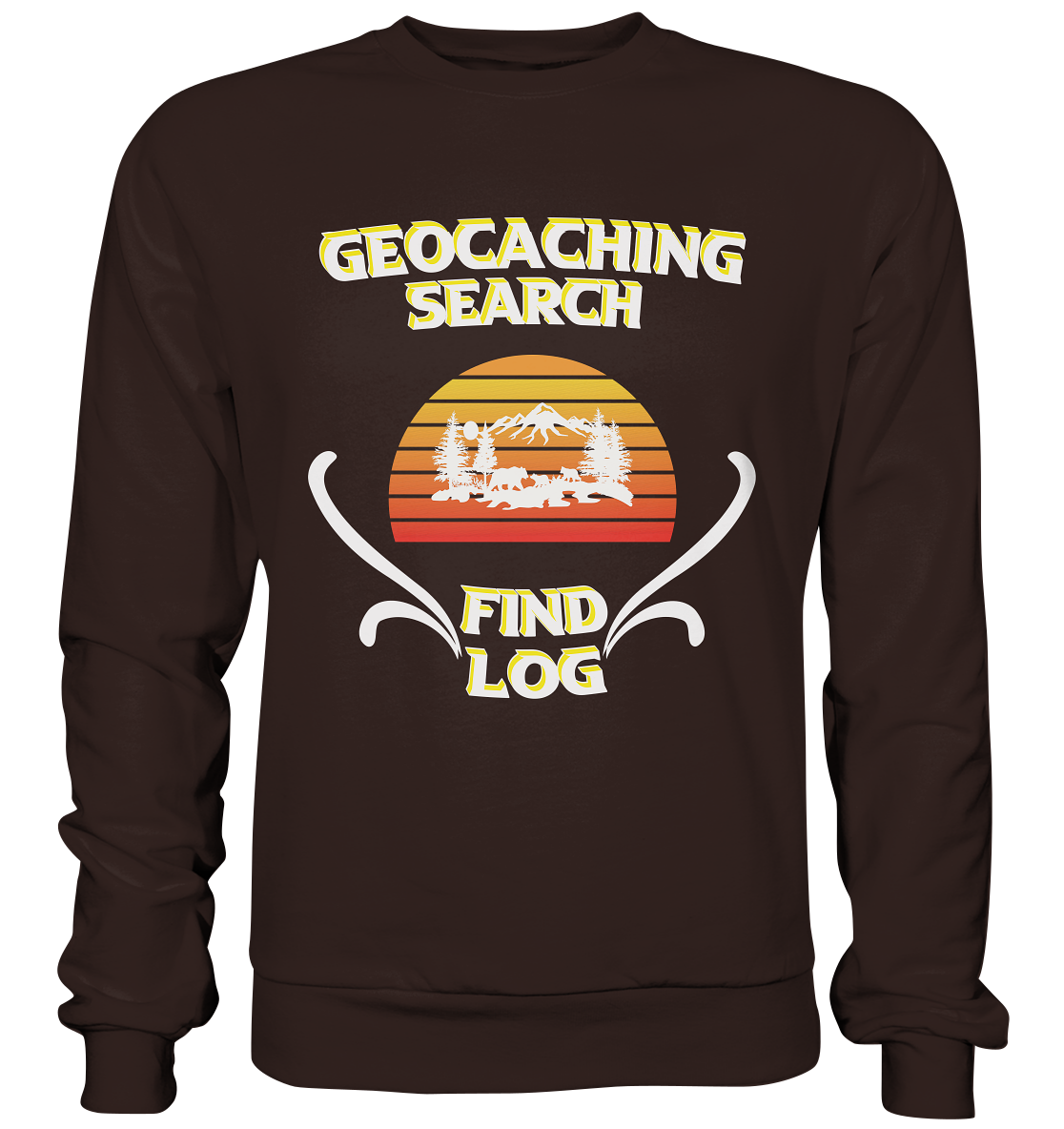 Geocaching, Suchen, Finden und Log, Geocache - Basic Sweatshirt