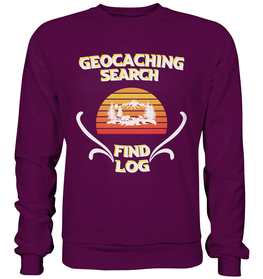 Geocaching, Suchen, Finden und Log, Geocache - Basic Sweatshirt