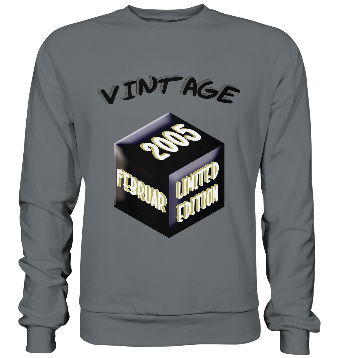 Vintage 2005 FEB Limited Edition, Geschenk zum 18 - Basic Sweatshirt