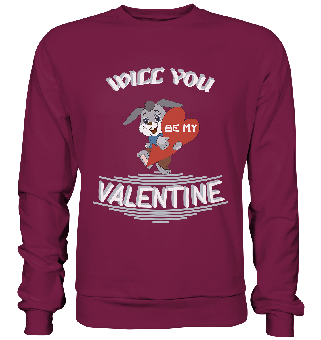 Valentine, Valentinstag am 14. Februar, Geschenkideen - Basic Sweatshirt