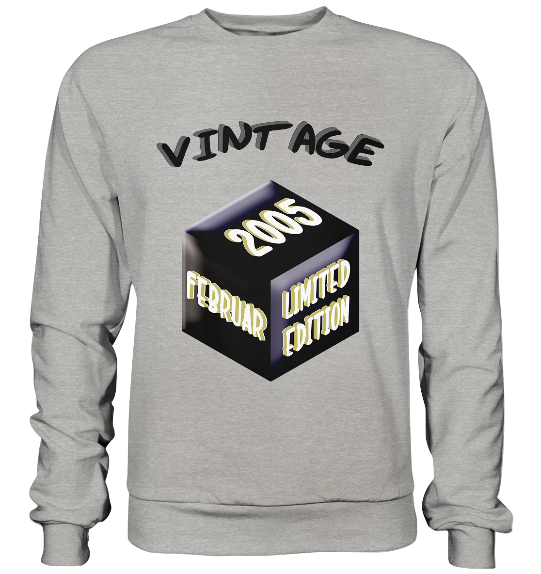 Vintage 2005 FEB Limited Edition, Geschenk zum 18 - Basic Sweatshirt